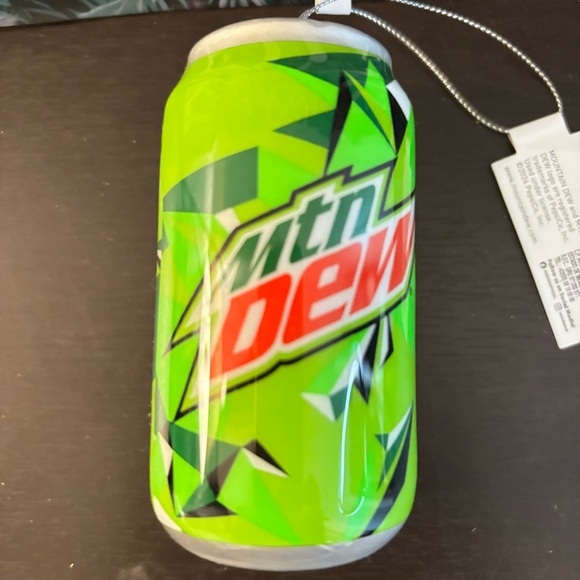 NWT  Mtn Dew Can Of Soda Pop Christmas Tree Ornament For the Mtn Dew Lover! - Picture 4 of 5